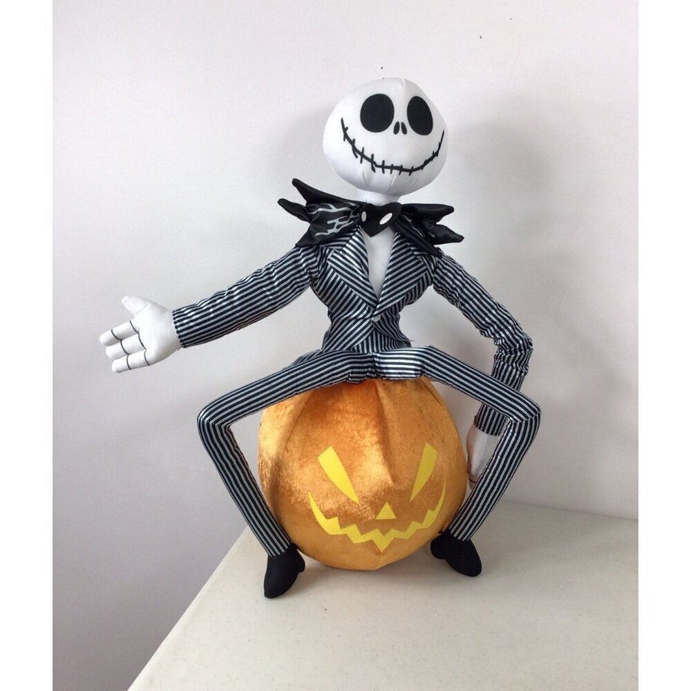 Nightmare Before Christmas Pumpkin Jack Skellington Plush Disney